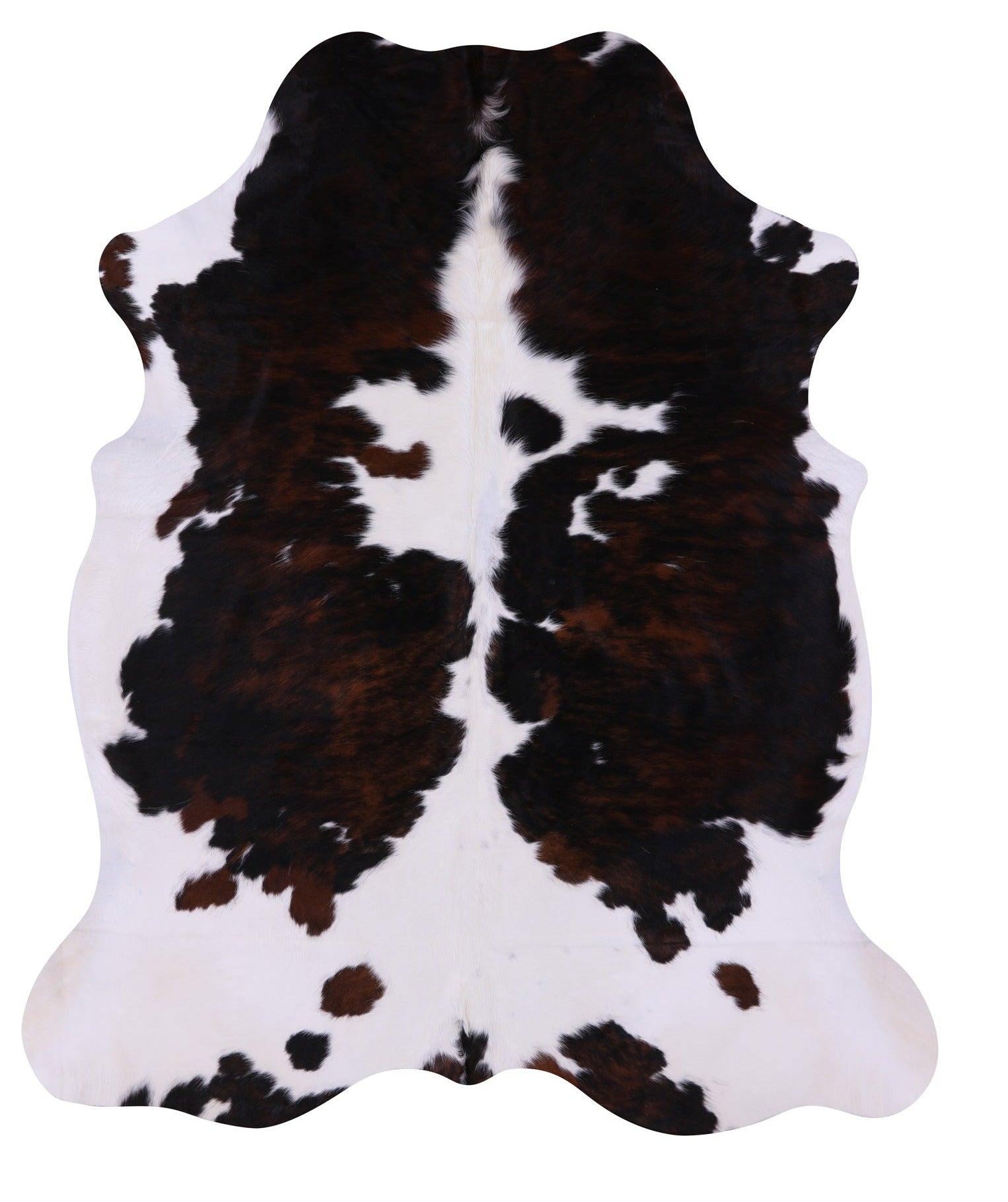 Natural Hair-On Cowhide Rug - 7' 5" X 6' 1" - Golden Nile