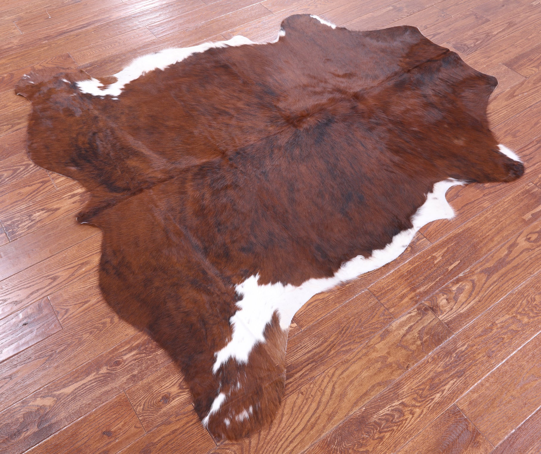 Natural Hair-On Cowhide Rug - 6' 1" X 5' 9" - Golden Nile