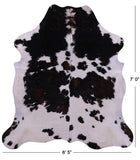 Natural Hair-On Cowhide Rug - 7' 0" X 6' 5" - Golden Nile