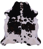 Natural Hair-On Cowhide Rug - 7' 0" X 6' 5" - Golden Nile
