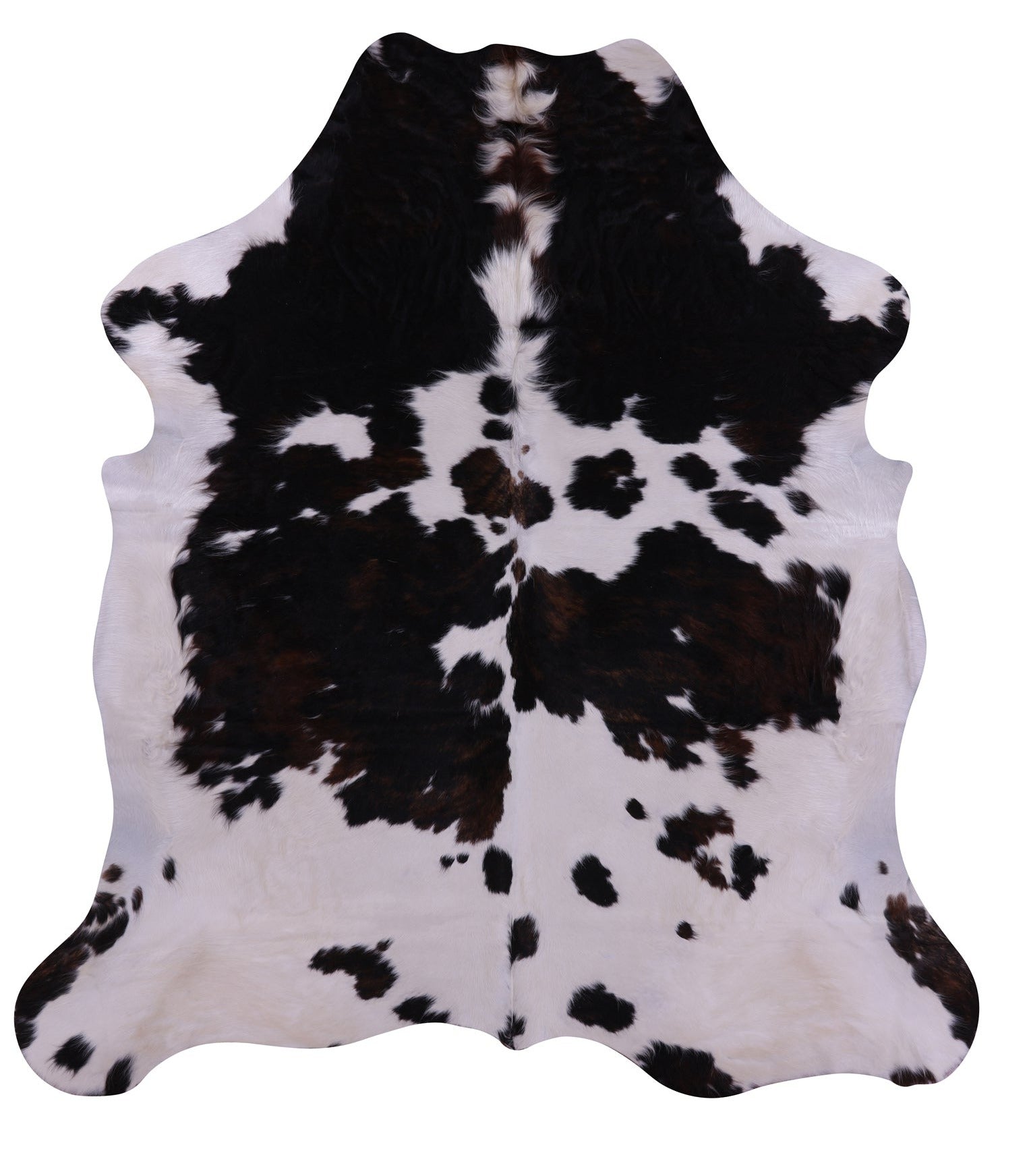 Natural Hair-On Cowhide Rug - 7' 0" X 6' 5" - Golden Nile