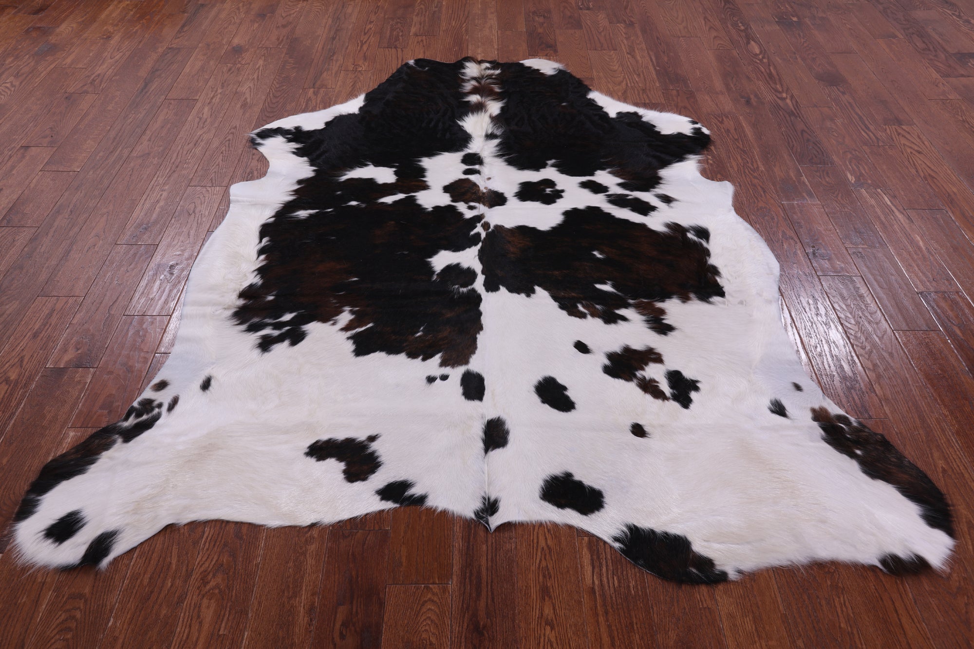 Natural Hair-On Cowhide Rug - 7' 0" X 6' 5" - Golden Nile
