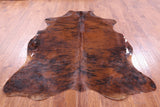 Natural Hair-On Cowhide Rug - 7' 1" X 6' 1" - Golden Nile
