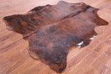 Natural Hair-On Cowhide Rug - 7' 1" X 6' 1" - Golden Nile
