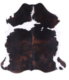 Natural Hair-On Cowhide Rug - 6' 5" X 6' 1" - Golden Nile