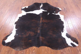 Natural Hair-On Cowhide Rug - 6' 5" X 6' 1" - Golden Nile