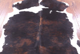 Natural Hair-On Cowhide Rug - 6' 5" X 6' 1" - Golden Nile