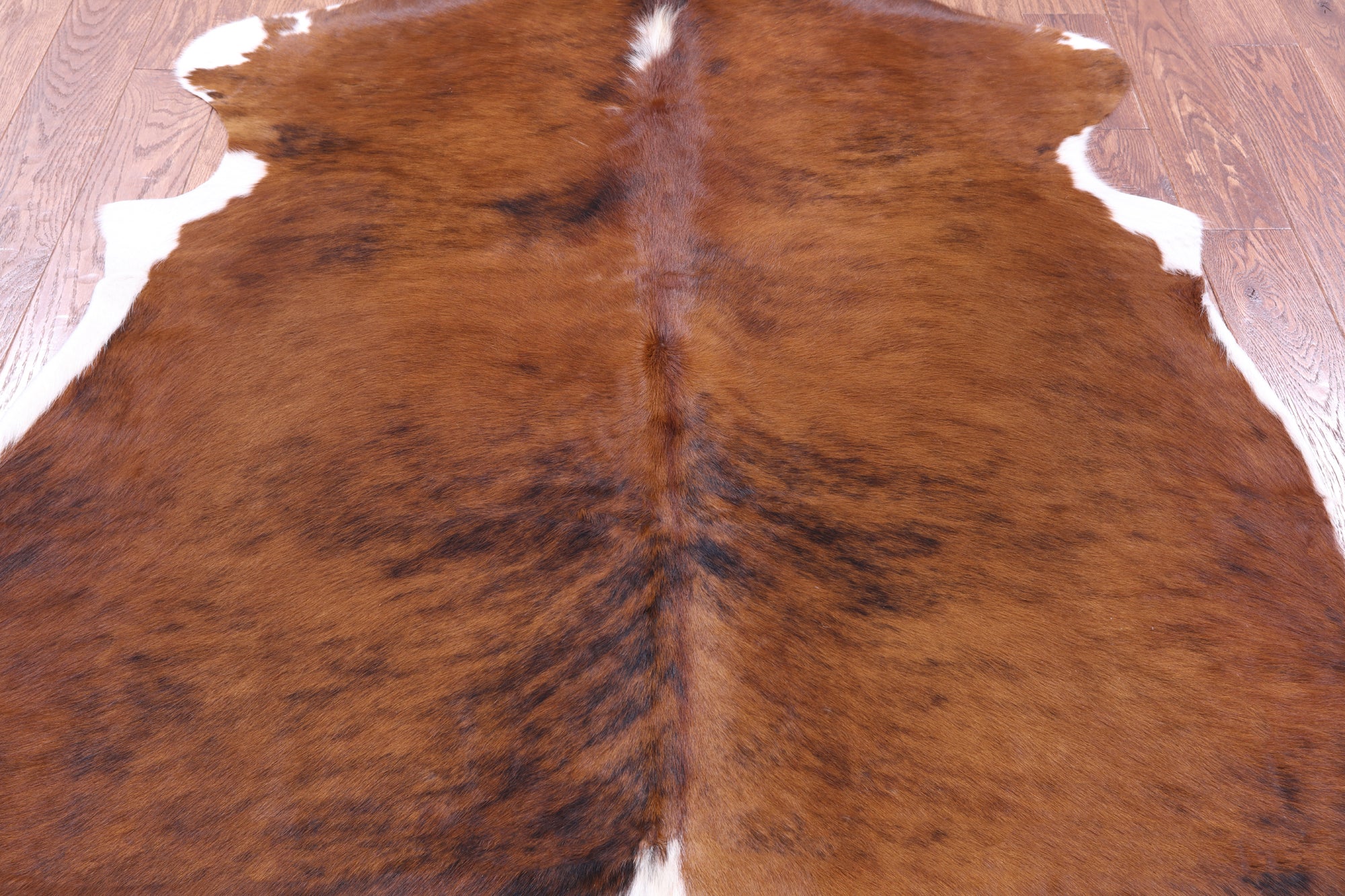 Natural Hair-On Cowhide Rug - 6' 4" X 5' 9" - Golden Nile