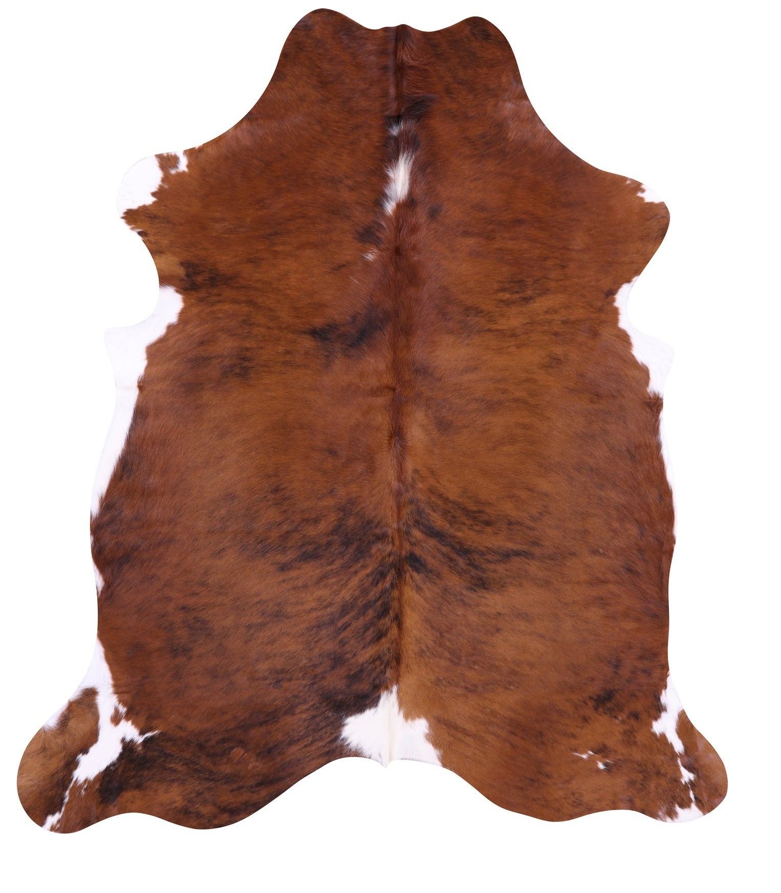 Natural Hair-On Cowhide Rug - 6' 4" X 5' 9" - Golden Nile