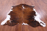 Natural Hair-On Cowhide Rug - 6' 5" X 6' 6" - Golden Nile