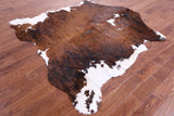 Natural Hair-On Cowhide Rug - 6' 5" X 6' 6" - Golden Nile