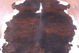 Natural Hair-On Cowhide Rug - 6' 9" X 6' 3" - Golden Nile