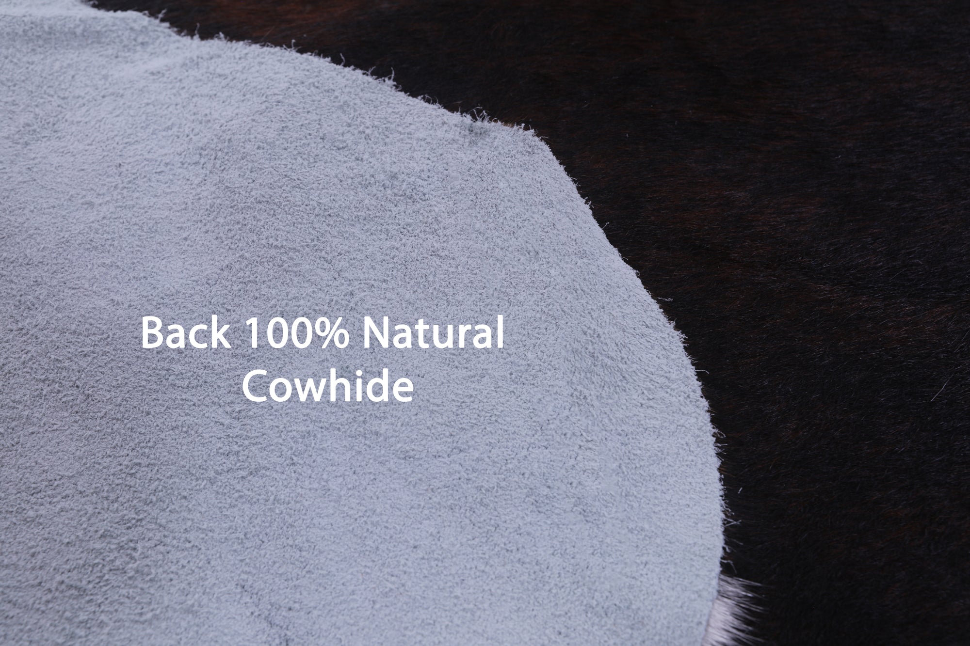 Natural Hair-On Cowhide Rug - 6' 9" X 6' 3" - Golden Nile