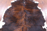 Natural Hair-On Cowhide Rug - 6' 11" X 6' 2" - Golden Nile