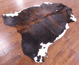 Natural Hair-On Cowhide Rug - 6' 11" X 6' 2" - Golden Nile
