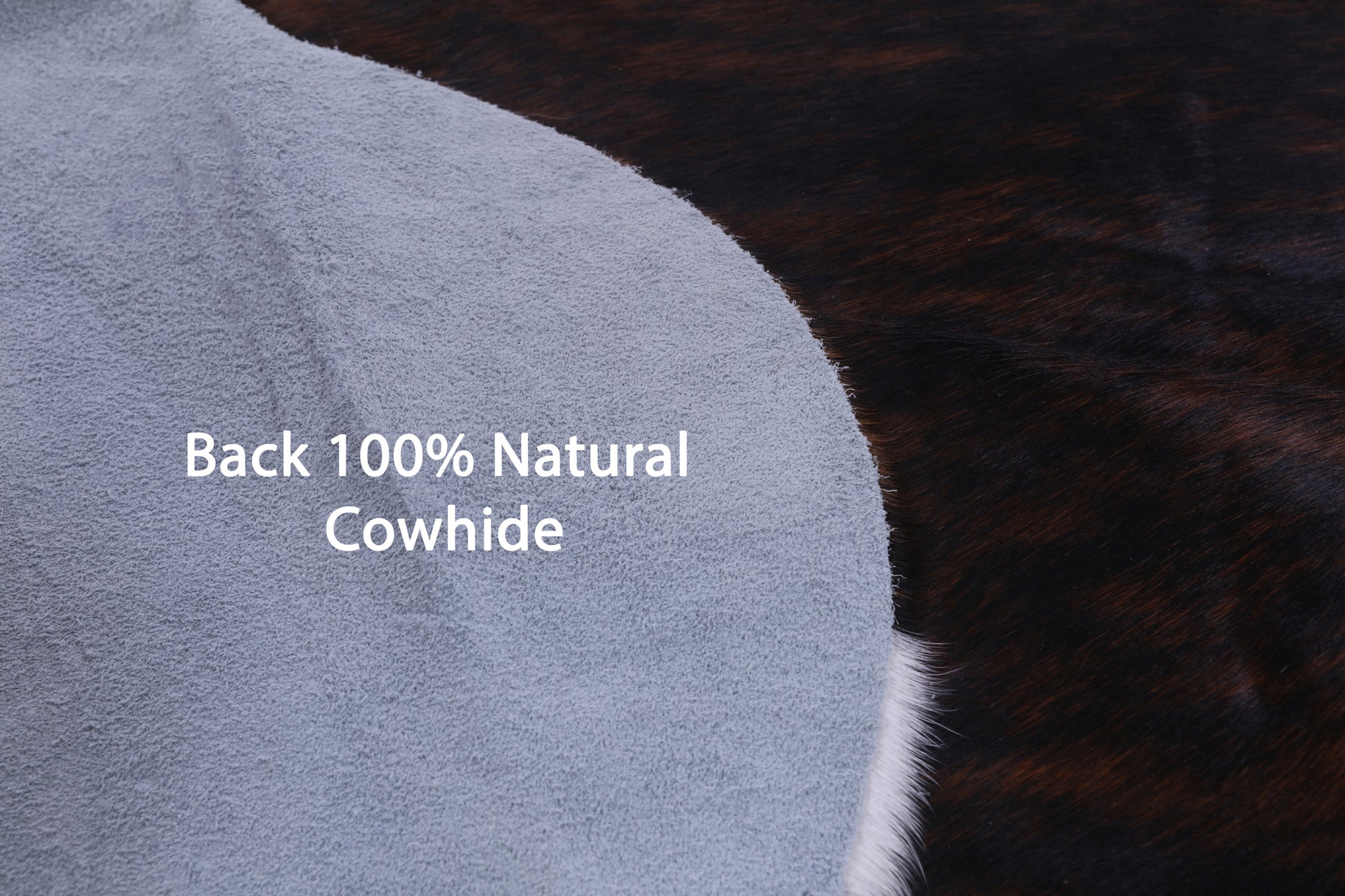 Natural Hair-On Cowhide Rug - 6' 11" X 6' 2" - Golden Nile