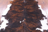 Natural Hair-On Cowhide Rug - 6' 7" X 6' 4" - Golden Nile