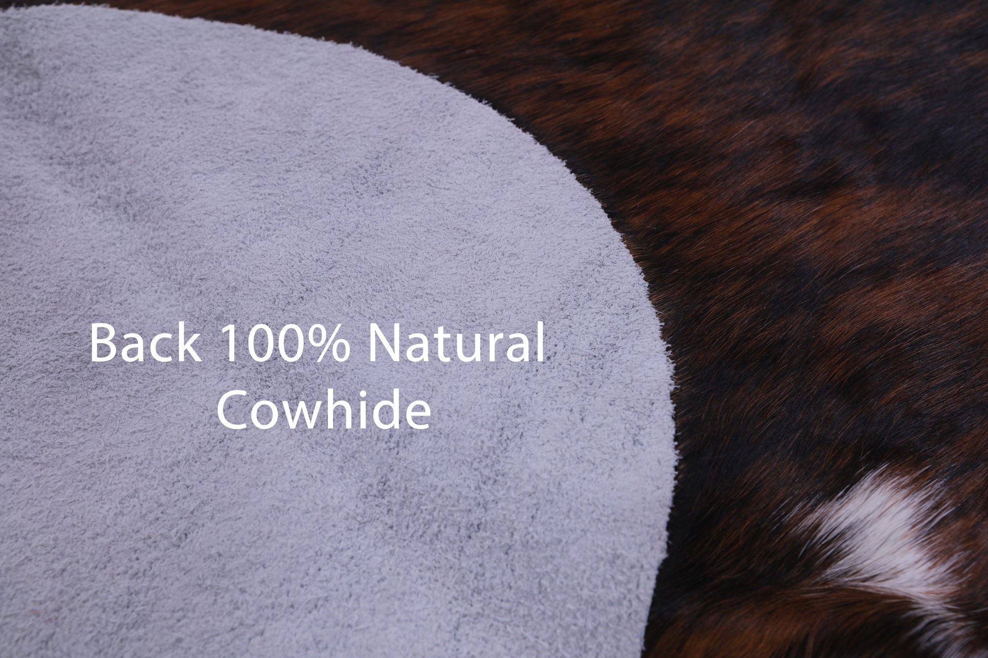 Natural Hair-On Cowhide Rug - 6' 4" X 5' 10" - Golden Nile
