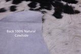 Natural Hair-On Cowhide Rug - 7' 1" X 5' 8" - Golden Nile