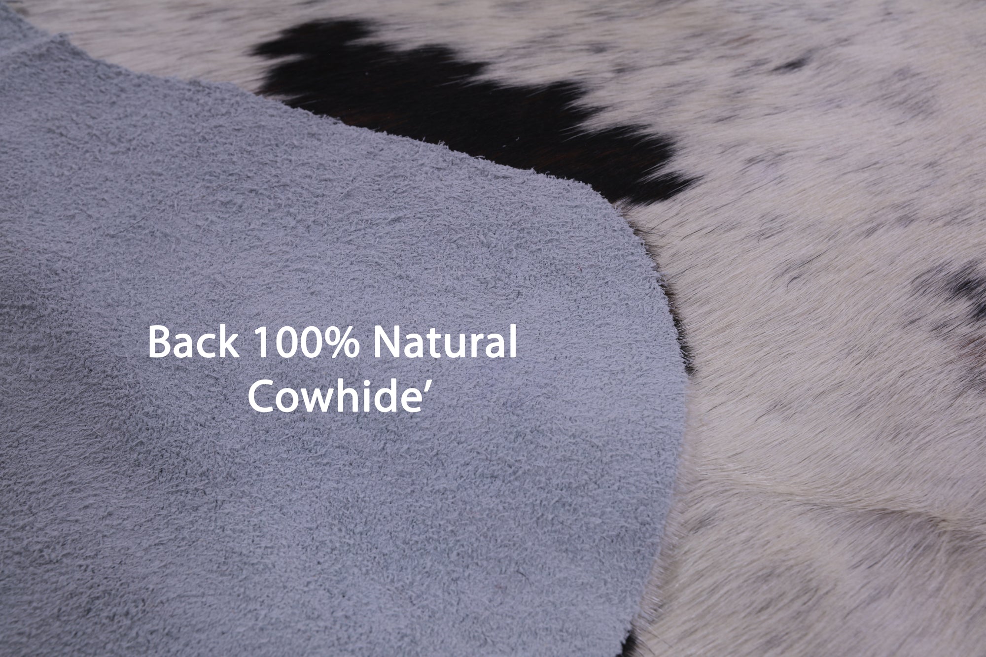 Natural Hair-On Cowhide Rug - 6' 9" X 6' 1" - Golden Nile