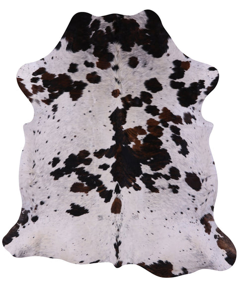 Natural Hair-On Cowhide Rug - 6' 9" X 6' 1" - Golden Nile
