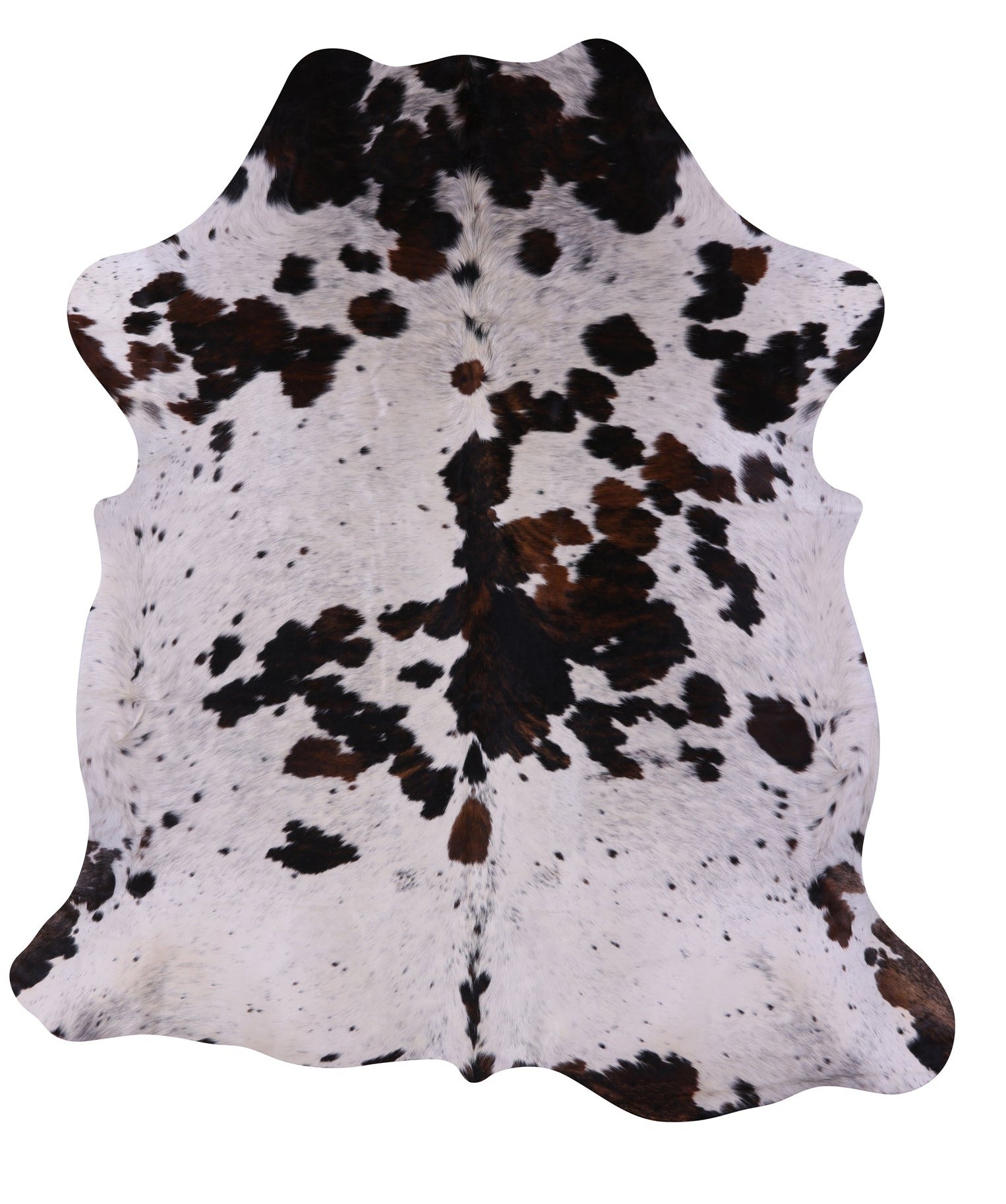 Natural Hair-On Cowhide Rug - 6' 9" X 6' 1" - Golden Nile