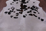 Natural Hair-On Cowhide Rug - 6' 9" X 6' 8" - Golden Nile