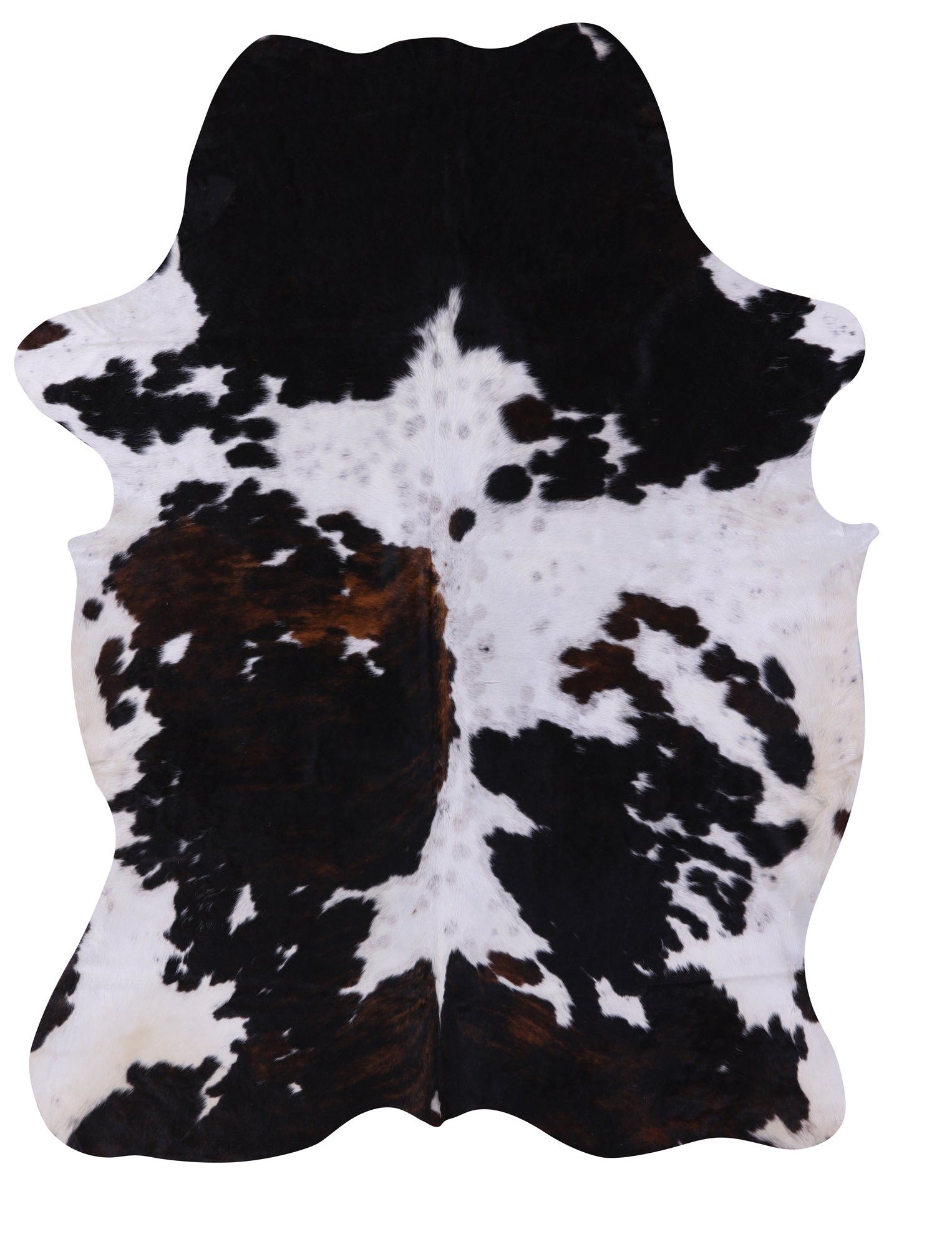 Natural Hair-On Cowhide Rug - 7' 0" X 5' 4" - Golden Nile
