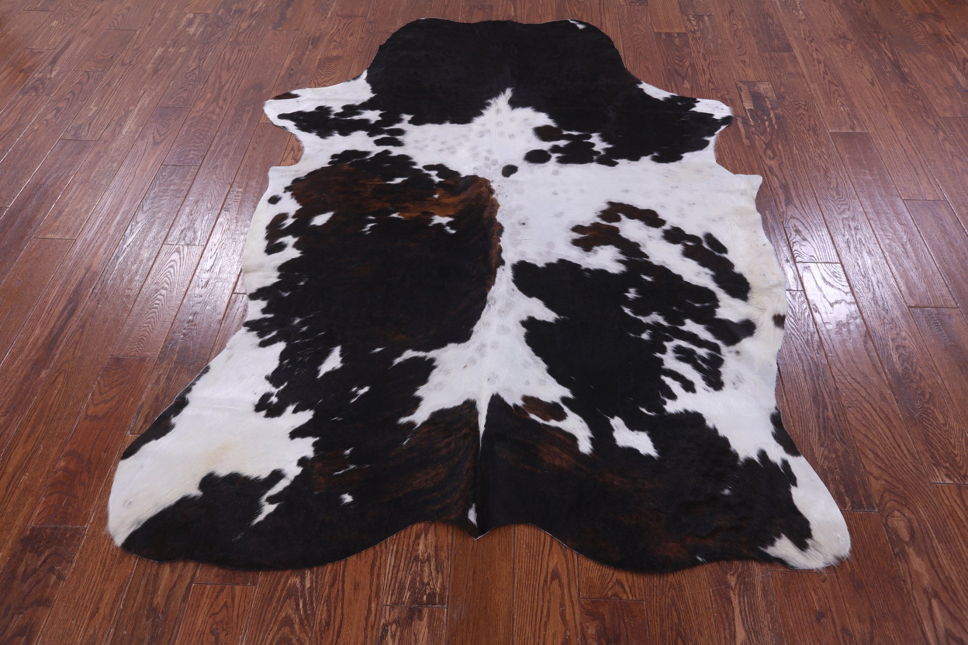 Natural Hair-On Cowhide Rug - 7' 0" X 5' 4" - Golden Nile