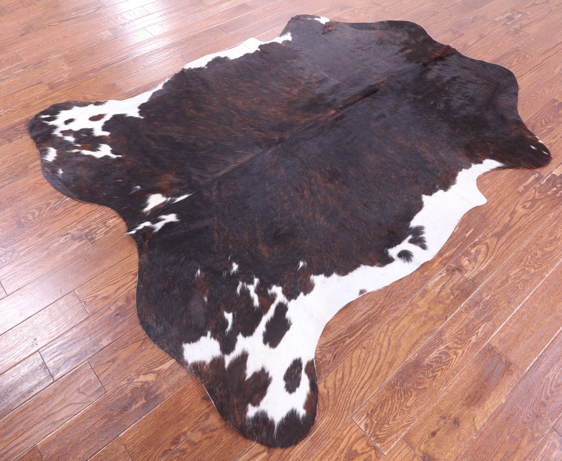 Natural Hair-On Cowhide Rug - 7' 3" X 6' 3" - Golden Nile