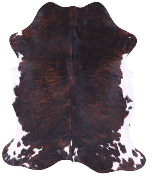 Natural Hair-On Cowhide Rug - 7' 3" X 6' 3" - Golden Nile