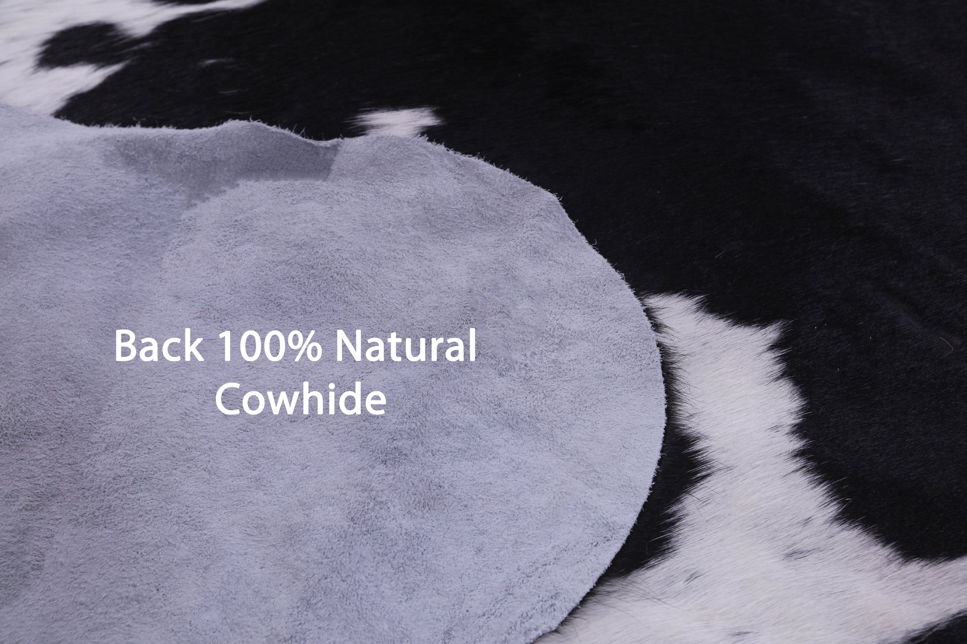 Natural Hair-On Cowhide Rug - 6' 11" X 5' 11" - Golden Nile