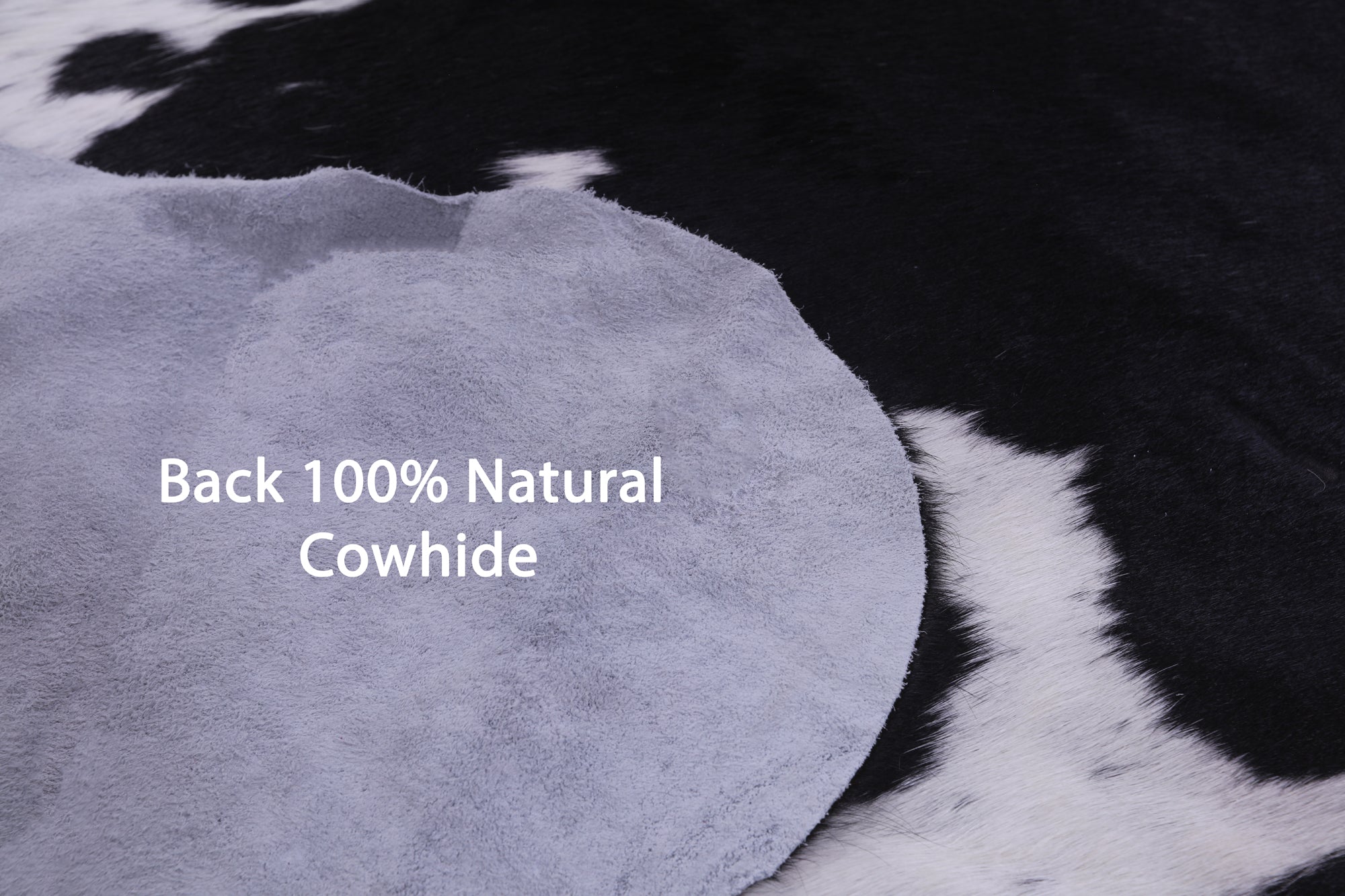 Natural Hair-On Cowhide Rug - 6' 11" X 5' 11" - Golden Nile