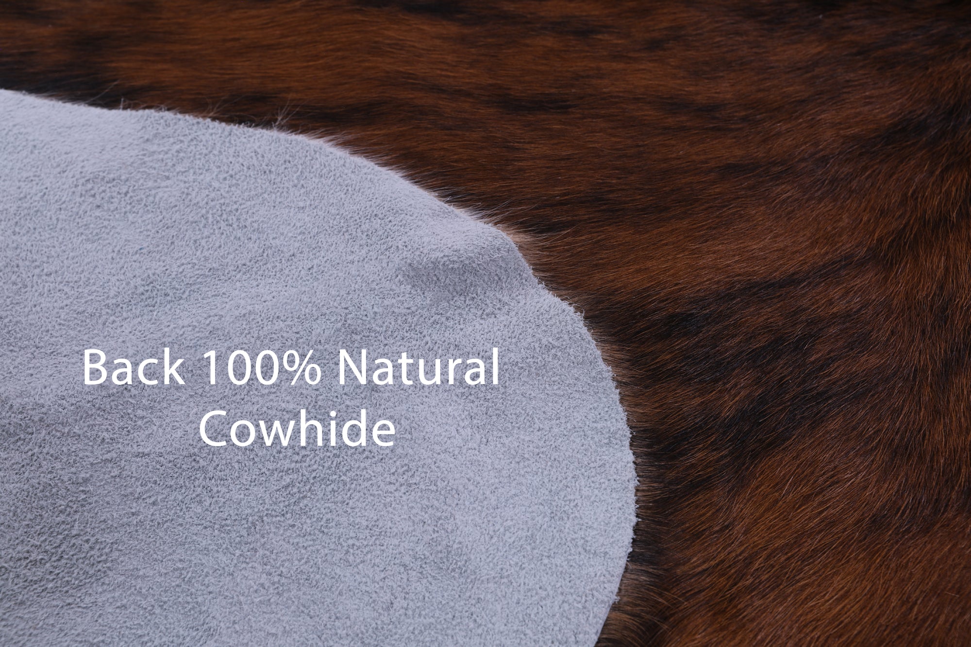 Natural Hair-On Cowhide Rug - 6' 7" X 6' 3" - Golden Nile