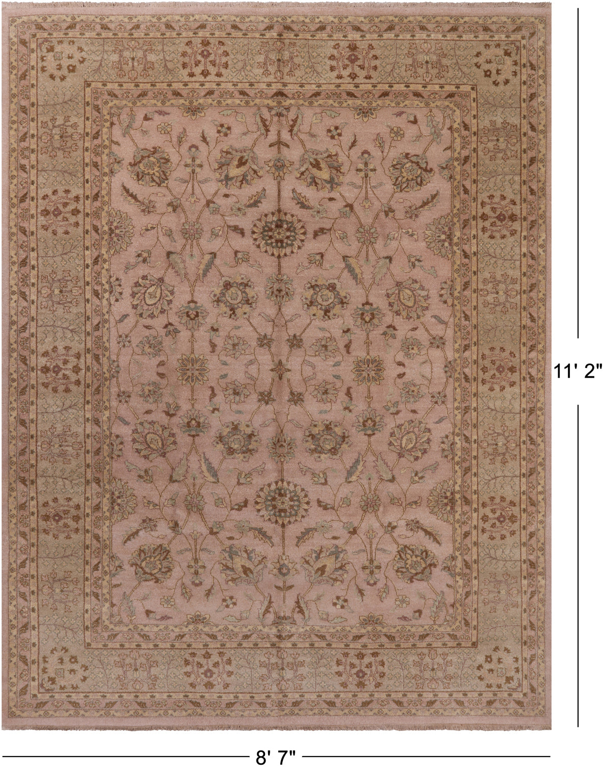 Persian Handmade Rug - 8' 7" X 11' 2"