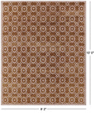 Modern Handmade Wool Rug - 8' 2" X 10' 0" - Golden Nile