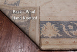 Ivory Peshawar Hand Knotted Wool Rug - 8' 2" X 10' 0"