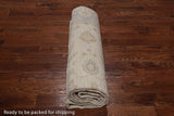Ivory Peshawar White Wash Area Rug - 8' 2" X 10' 7"