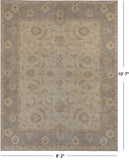 Ivory Peshawar White Wash Area Rug - 8' 2" X 10' 7"