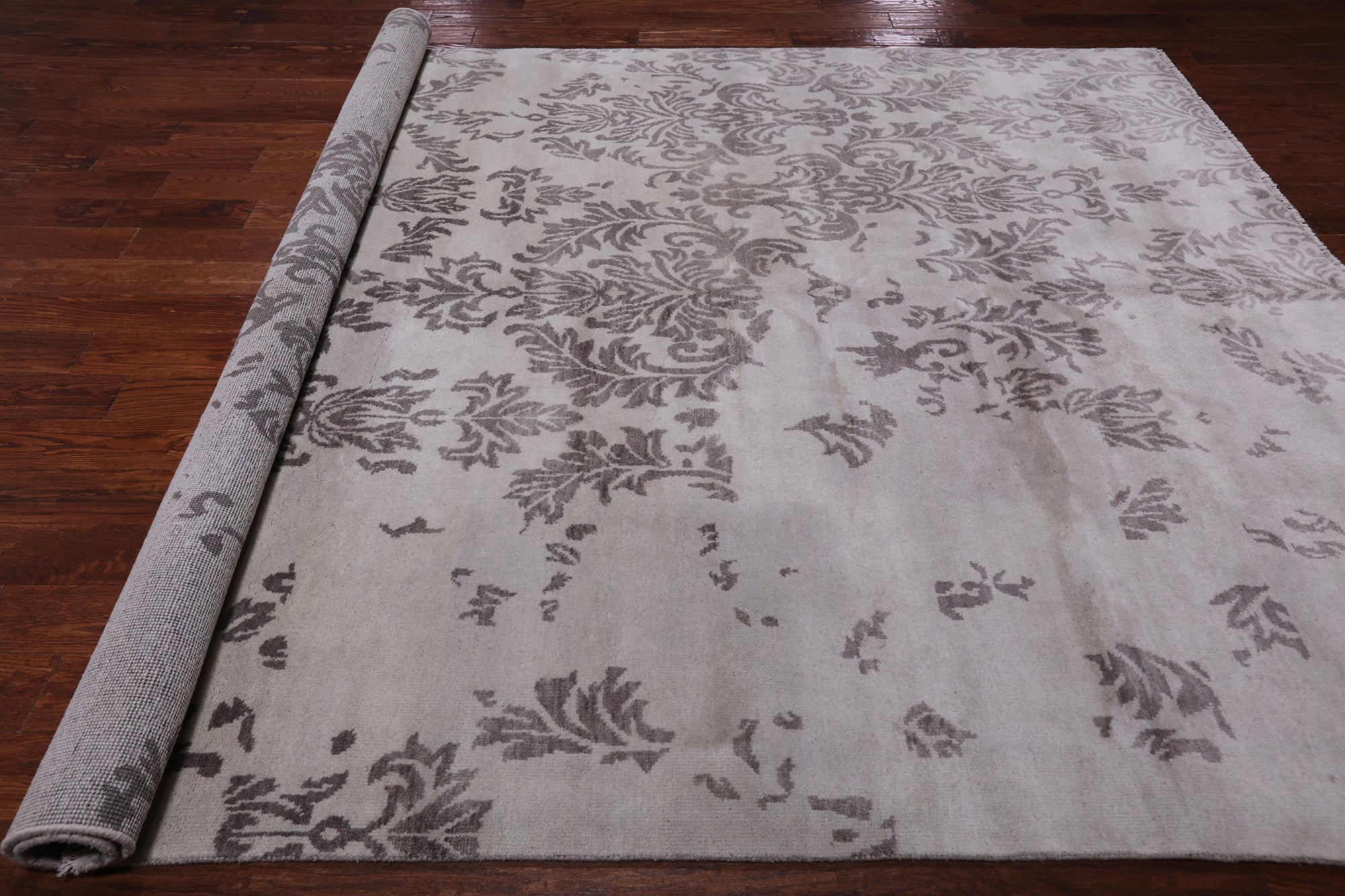 SUPER SALE Contemporary Hand Knotted Wool Rug - 8' 0" X 9' 10"