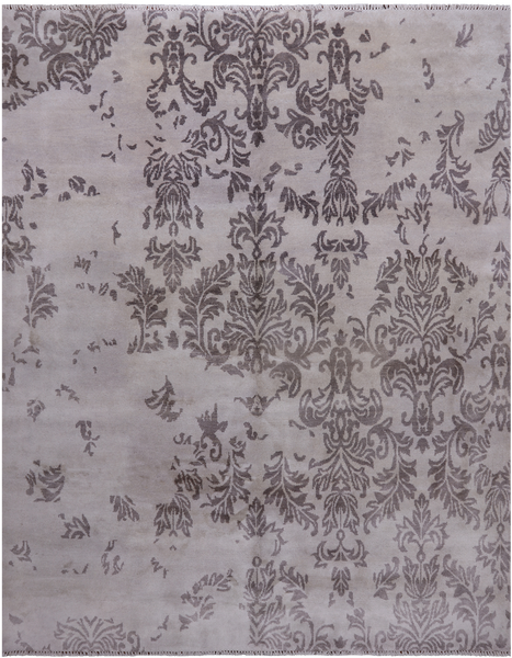 SUPER SALE Contemporary Hand Knotted Wool Rug - 8' 0" X 9' 10"