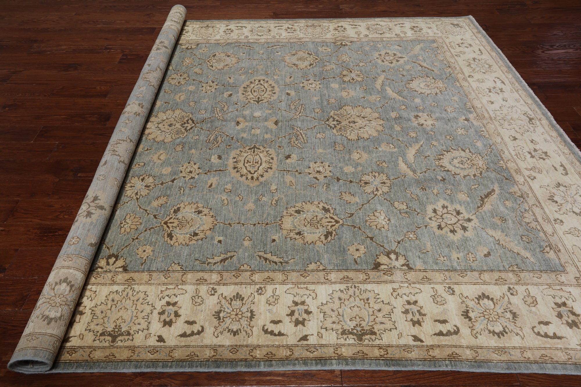 Chobi Peshawar Hand Knotted Wool Area Rug - 8' 3" X 9' 10"