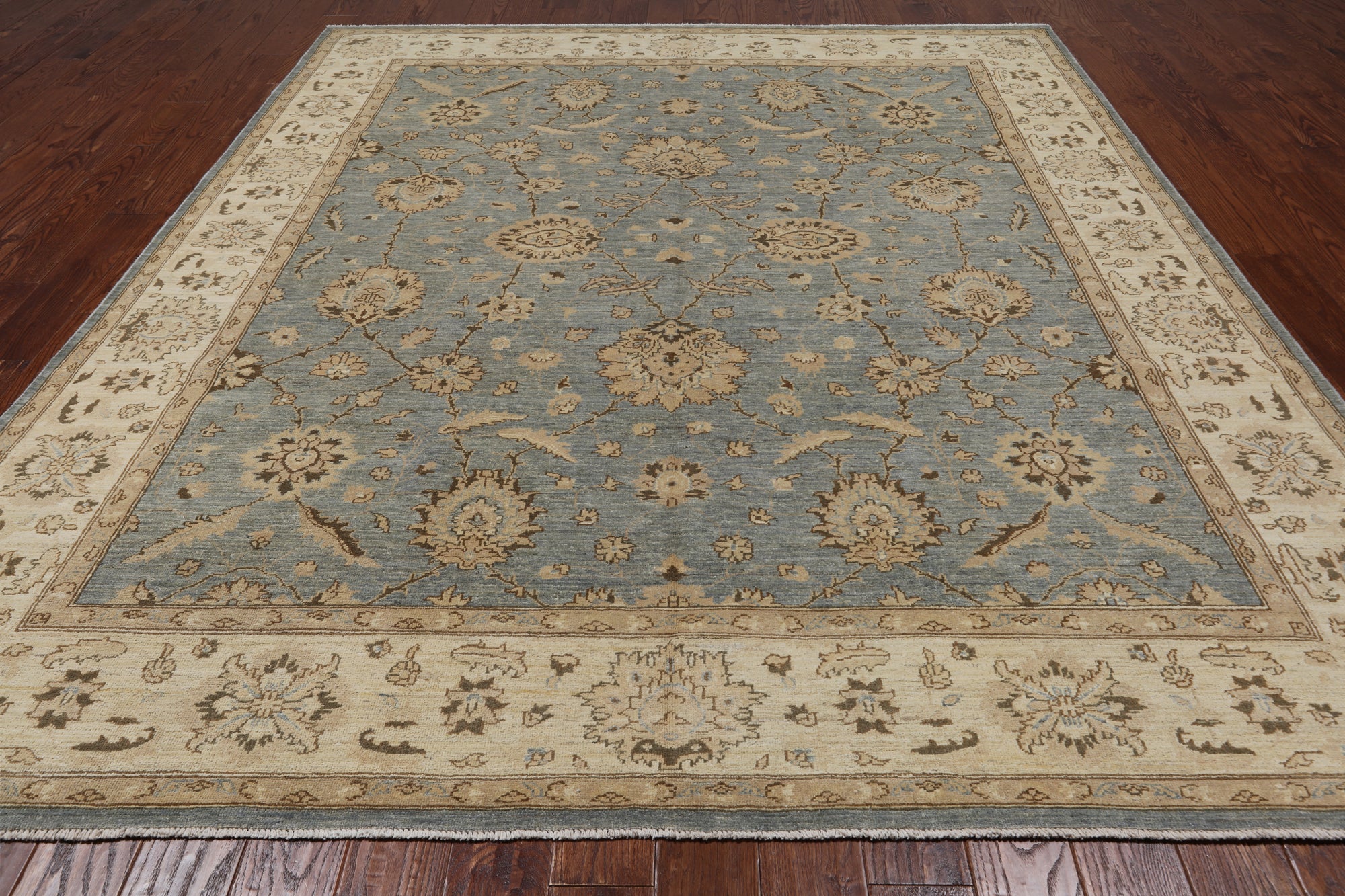Chobi Peshawar Hand Knotted Wool Area Rug - 8' 3" X 9' 10"