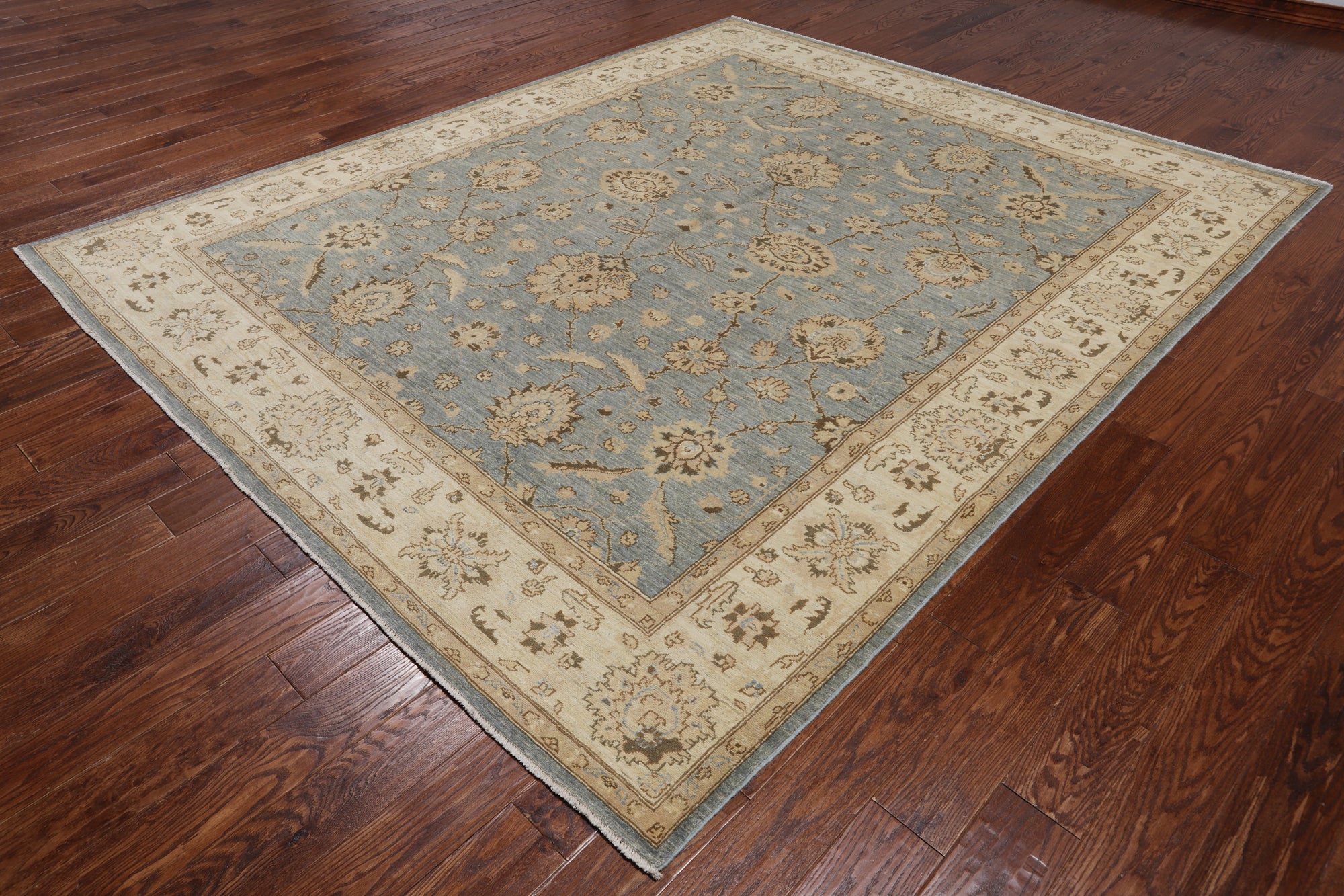 Chobi Peshawar Hand Knotted Wool Area Rug - 8' 3" X 9' 10"