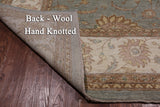 Chobi Peshawar Hand Knotted Wool Rug - 8' 1" X 10' 1"