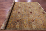Peshawar Handmade Wool Area Rug - 8' 2" X 10' 6" - Golden Nile