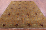 Peshawar Handmade Wool Area Rug - 8' 2" X 10' 6" - Golden Nile