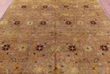 Peshawar Handmade Wool Area Rug - 8' 2" X 10' 6" - Golden Nile