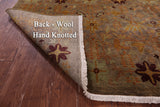 Peshawar Handmade Wool Area Rug - 8' 2" X 10' 6" - Golden Nile
