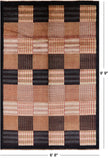 Persian Gabbeh Handmade Wool Area Rug - 6' 8" X 9' 9" - Golden Nile